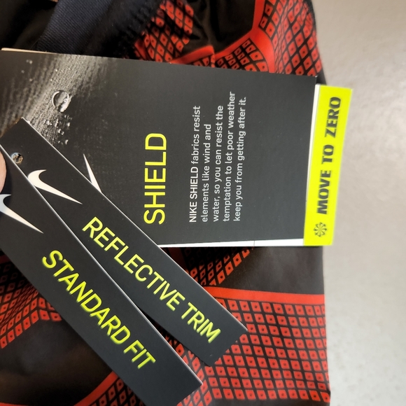 Nike Windbreaker Pants New Mens sz XL Red/Black Running - Picture 3 of 10